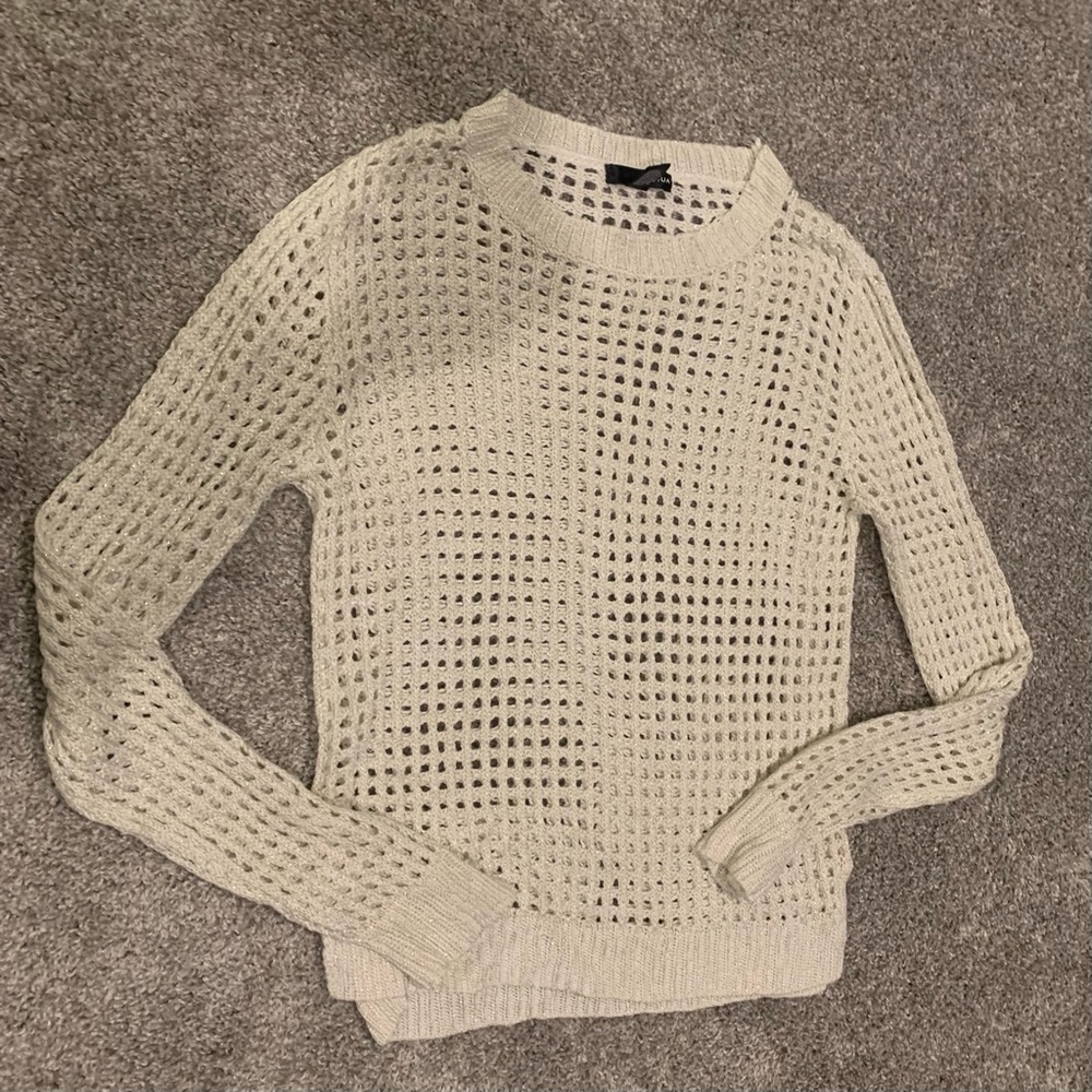Cream Aqua Sweater